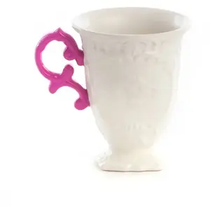 Comparateur de prix : SELETTI Tasse I-Wares, blanc / rose, 300 ml, porcelaine