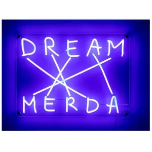 SELETTI Applique déco LED Dream-Merda, bleue pas cher