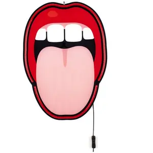 Comparateur de prix : Seletti MOUTH-Applique murale Bouche lumineuse néon H58cm