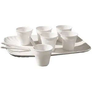 Seletti - Service à café Estetico quotidiano - Blanc - Porcelaine - Designer Alessandro Zambelli