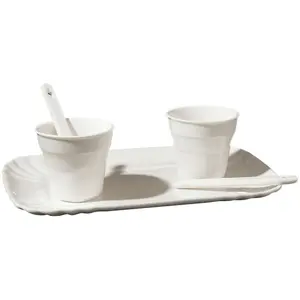 Comparateur de prix : Seletti - Service à café Estetico quotidiano - Blanc - Porcelaine - Designer Alessandro Zambelli