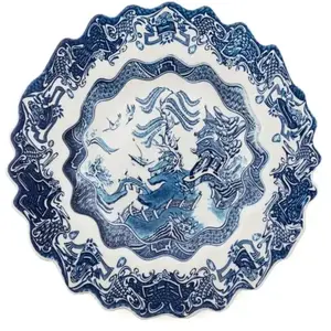 Diesel living with Seletti - Assiette à dessert Classic on acid - Bleu - Porcelaine fine - Designer Diesel Creative TeamVendu pararchiproducts