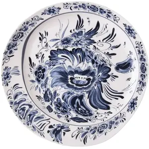 Seletti - Assiette Classic on acid - Bleu - Porcelaine fine - Designer Diesel Creative Team