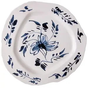 Comparateur de prix : Seletti - Assiette Classic on acid - Bleu - Porcelaine fine - Designer Diesel Creative Team