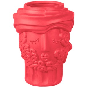 Seletti TERRACOTTA VASE MAN PINK BOUGAINVILLEA pas cher