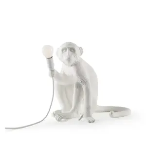 Comparateur de prix : Seletti MONKEY-Lampe à poser Singe assis H32cm