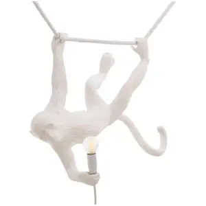 Seletti MONKEY-Suspension Singe suspendu Résine L59cm pas cher