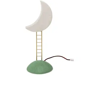 Comparateur de prix : Seletti MY SECRET PLACE-Lampe à poser Lune LED en résine H51cm