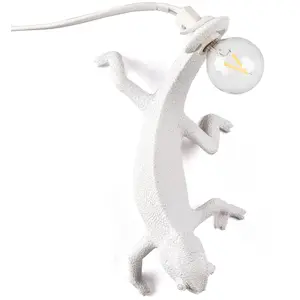 Marcantonio Raimondi Malerba Lampe à poser Chameleon Down Blanc pas cher