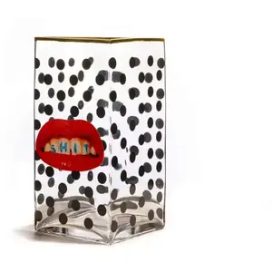 Comparateur de prix : SELETTI Toiletpaper Vase carré Shit Pois 30 cm