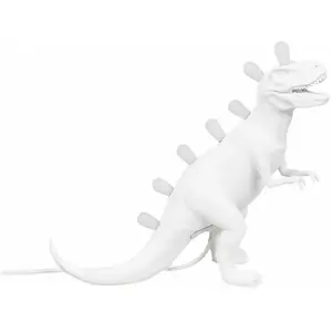 Lampe à poser blanche 13 x 33,5 cm T-Rex Jurassic - Seletti pas cher
