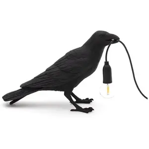 Comparateur de prix : Seletti - Lampe de table Animaux - Noir - Résine - Designer Marcantonio