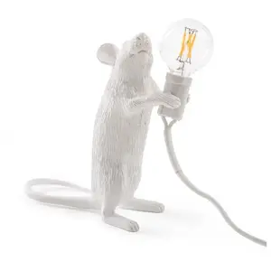 Seletti MOUSE-Lampe à poser Souris debout câble USB H14cm