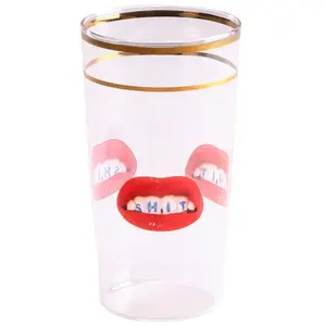 SELETTI TOILETPAPER Verres en verre borosilicate, Shit