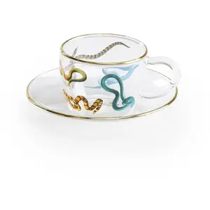 Seletti - Tasse à café Toilet Paper - Multicolore - Verre borosilicaté - Designer Anna Valsecchi pas cher