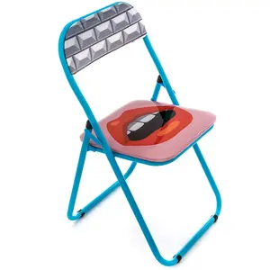 Seletti SEDIA IN METALLO PIEGHEVOLE STUDIO JOB BLOW CM. 44 H.47/80 MOU...