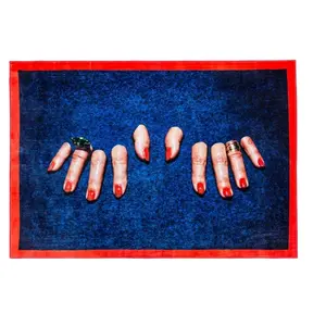 Seletti Tapis rectangulaire Doigts - 18060 pas cher