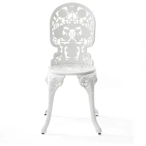 POLTRONCINA SELETTI IN ALLUMINIO INDUSTRY COLLECTION 52 X 55CM BIANCA pas cher