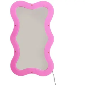 Comparateur de prix : Seletti SUPERCURVE TINY TALL-Miroir lumineux LED H102cm
