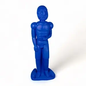 Seletti Casque bronzo en terre cuite de la Magna Grecia bleu - 11521B pas cher