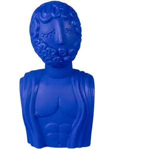 Comparateur de prix : Seletti Objet homme buste en terre cuite Magna Grecia bleu - 11512B