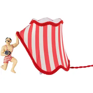 Comparateur de prix : Seletti CIRCUS LAMP BRUNO-Lampe à poser Résine H19cm Multicolore