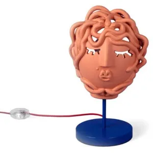Comparateur de prix : Seletti Seletti Magna Graecia Terracotta Lampe Masque Medusa