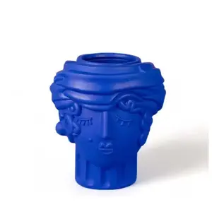 Seletti TERRACOTTA VASE WOMEN BLUE pas cher