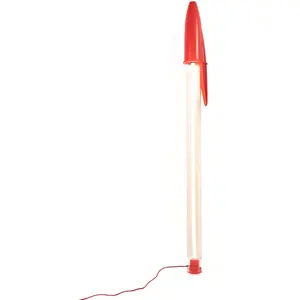 Seletti Lampe Bic rouge