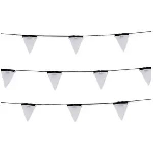 Comparateur de prix : Seletti SAGRA-Guirlande d'extérieur 16 Lumières LED Fanions L4.5m Blanc