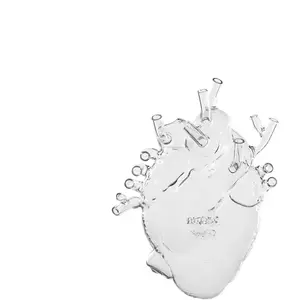Comparateur de prix : SELETTI Vase Love in Bloom, transparent, hauteur 24 cm, forme de coeur,