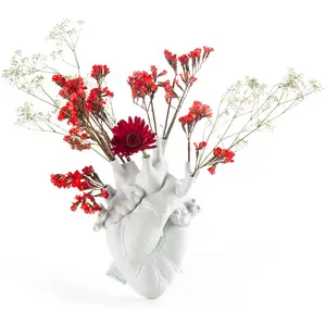 🏺 Grand Vase Rond En Verre Marron 49cm – Paris Prix – Design épuré