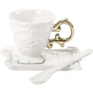 Seletti - Tasse à café I-Wares - Or - Porcelaine - Designer Selab