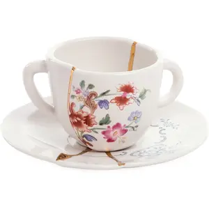 Comparateur de prix : Seletti Kintsugi Tasse À Café No°1 En Porcelaine