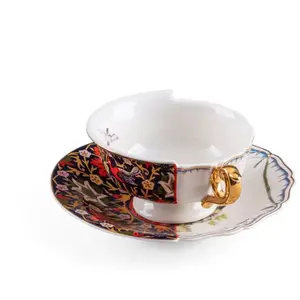 Comparateur de prix : Seletti - Tasse à thé Hybrid - Multicolore - Porcelaine - Designer Studio CTRLZAK