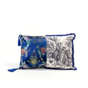 Comparateur de prix : Seletti - Coussin Hybrid - Bleu - Plumes - Designer Studio CTRLZAK
