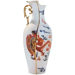 Comparateur de prix : Seletti - Vase Hybrid - Multicolore - Porcelaine - Designer Studio CTRLZAK