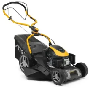 Tondeuse thermique 166 cm³ - largeur de coupe 51 cm - hauteur de coupe 22 à 80 mm - bac 60 L Stiga Combi 753 S pas cher