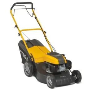 Tondeuse thermique 139cm³ - largeur de coupe 46 cm - hauteur de coupe 22 à 65 mm - bac 60L Stiga Combi 48S
