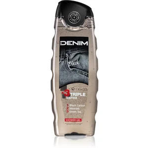Denim Black gel de douche pour homme 400 ml pas cher