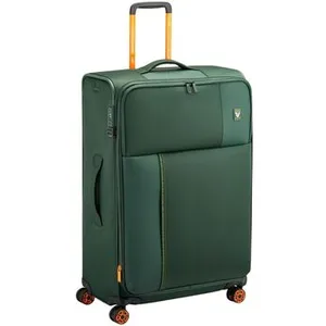 RONCATO MOVE Chariot souple, extensible avec fermeture éclair, 4 roues, Vert forêt, Grande pas cher