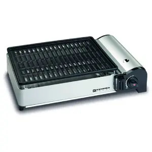 Comparateur de prix : Kemper - Barbecue à gaz portable 1900W Plaque anti adhesive