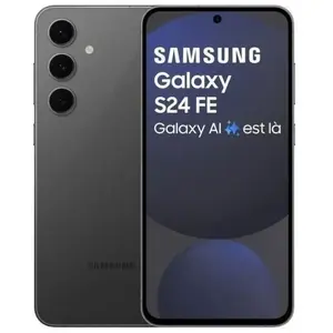 Smartphone Samsung Galaxy S24 FE 128 Go 6.7  5G Graphite - Single SIM ... pas cher