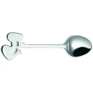 Guzzini - 6 Cuillères à café Joy Love acier OS pas cher