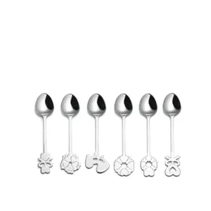 Guzzini - Lot de 6 cuillères Love acier OS