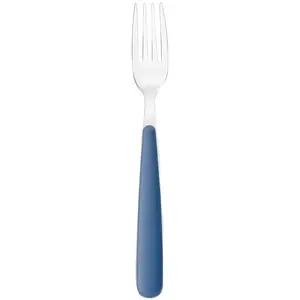 IPERBRIKO Fourchette Pop Bleu Marine pas cher