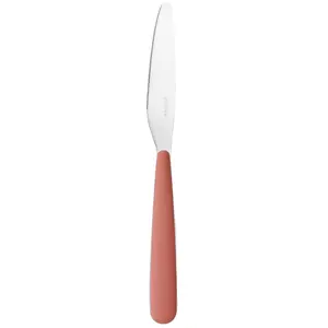 IPERBRIKO Couteau de table en inox terre cuite pas cher