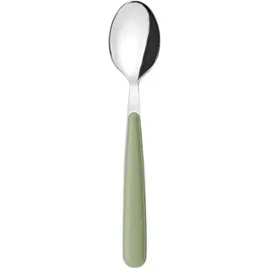 Guzzini - 6 Cuillères à café Pop vert sauge OS pas cher