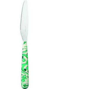 Guzzini - 6 Couteaux Blues émeraude - 23 cm OS pas cher