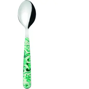 Guzzini - 6 Cuillères Blues émeraude - 21 cm OS pas cher